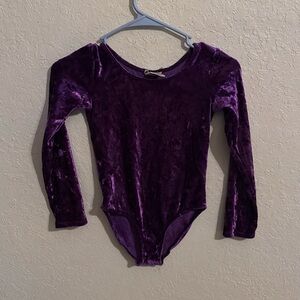 Velvet feel leotard size m